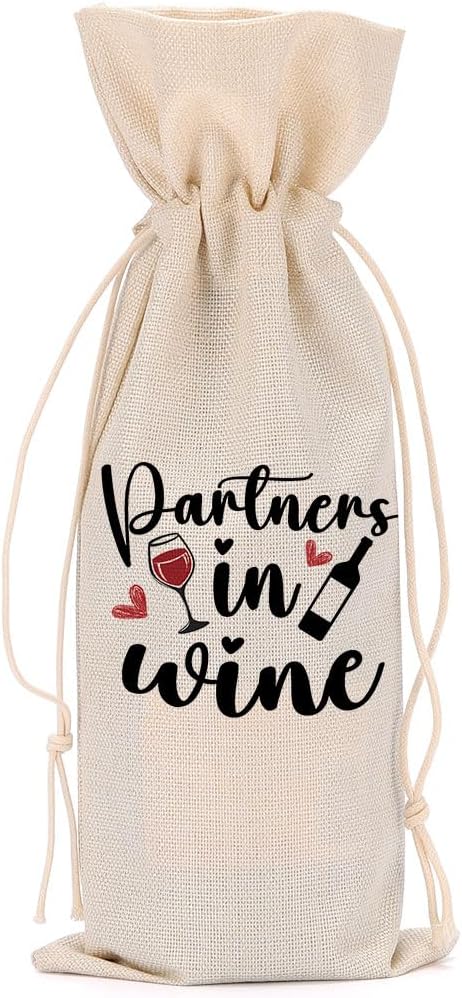 Funny Wine Quotes Wine Bag Wine Tasting Party Supplies for Wine Lovers Women Men Bride Groom Girl Christmas Birthday Wedding Bachelorrette Party Wine Bags