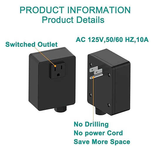 Garbage Disposal Switch, Cordless Air Switch Kit for Food Waste Disposer, Brass Material Brushed Nickel, Long Sink Top Push Button