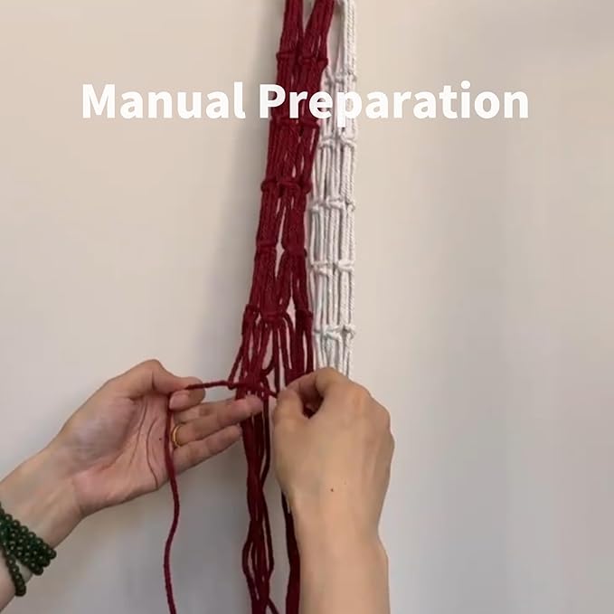 Hand-woven wine storage bag, Bohemian wine hanging bag, Bottle bag, Tote bag, 26 inch (Wine Storage Bag White)