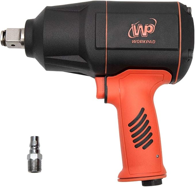 WORKPAD 3/4-Inch Composite Air Impact Wrench with Twin Hammers, Pneumatic Tools