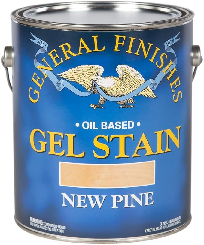 General Finishes Oil Base Gel Stain, 1 Gallon, New Pine