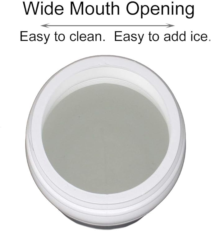 Rolling Sands 20 Ounce Sports Water Bottles 6 Pack, BPA-Free, Made In USA, Dishwasher Safe, White Bottles/Pink