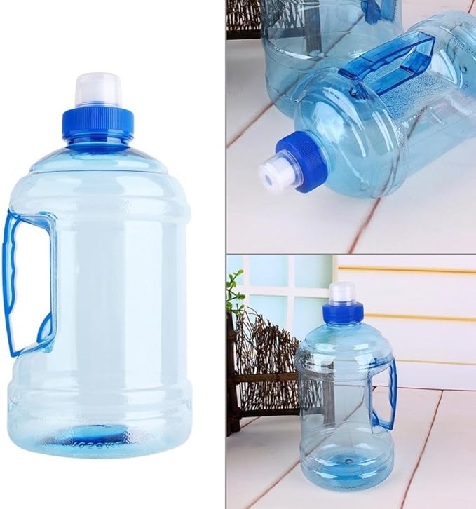 FILFEEL 1L Large Bottle BPA Plastic Kettle Drinking Container with Handle for Outdoor Training Party Fitness Gym Sports