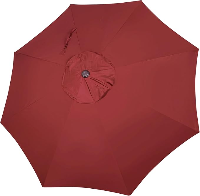 Blissun 9ft Patio Umbrella Replacement Canopy, Market Umbrella Top, Outdoor Table Umbrella Canopy for 8 Ribs, Canopy Only