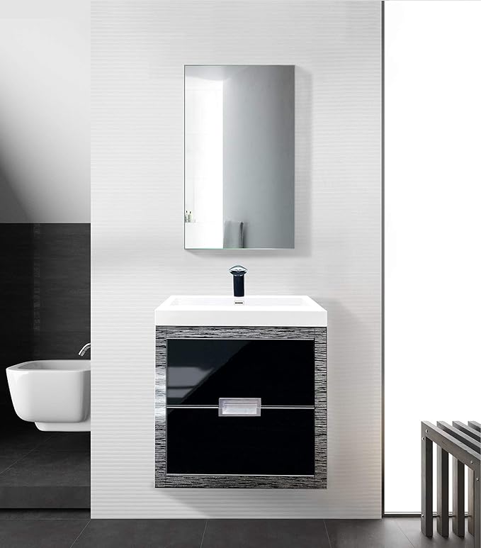 Krugg Medicine Cabinet | Recess or Surface Mount | Blum Hinge 170 Degree Soft Close | (18" x30)