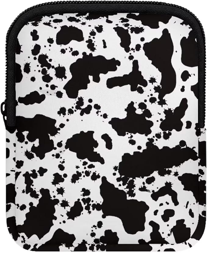 Water Bottle Pouch Cow Print Stanley Cup Pouches for 40oz Tumbler IceFlow Storage Pocket Stanley Phone Holder Gym Tumbler Accessories for Women