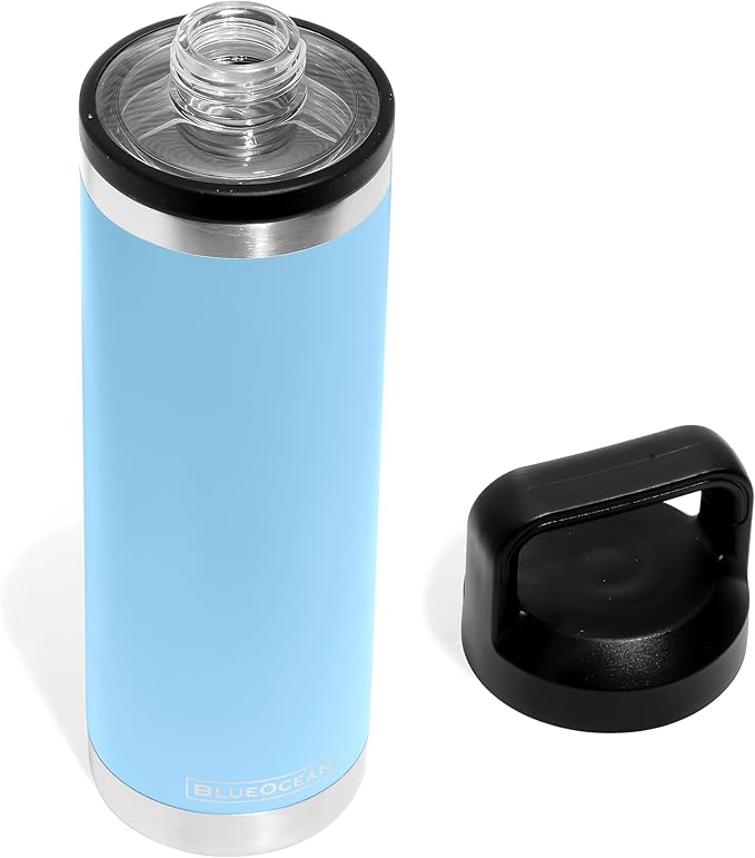 Classic 20 oz Water Bottle, Insulated Stainless Steel With Pro-Tough Lid | Perfect Insulated Water Bottle And Tumbler As Travel Water Bottle Or Gym Water Bottle (Mountain Peak Blue)