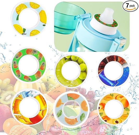 Flavor Pods for Water Bottle,7pcs Flavor Pods Fruity Scent for Sports Water Bottle,0 Sugar, 0 Calorie For Fitness Outdoor School, JFIS02
