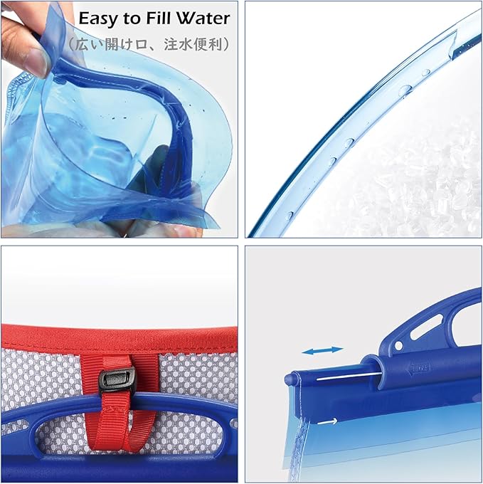 TRIWONDER Soft Flask Collapsible Water Bottles Hydration Bladder BPA-Free Foldable Water Flask for Hydration Pack - Ideal for Hiking Running Cycling Climbing Travel