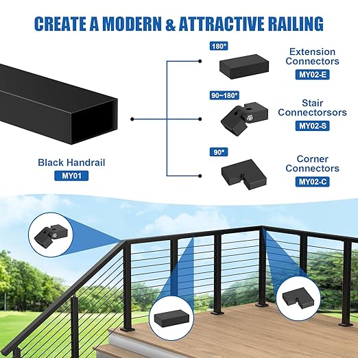 1000FT T316 Marine Grade 1/8" Stainless Steel Cable Kit w/Cutter, 7x7 Strand,1850lb Breaking Strength Wire Rope Cable for Deck Railings,Ideal for Indoor/Outdoor Railings DIY Installation, MY15