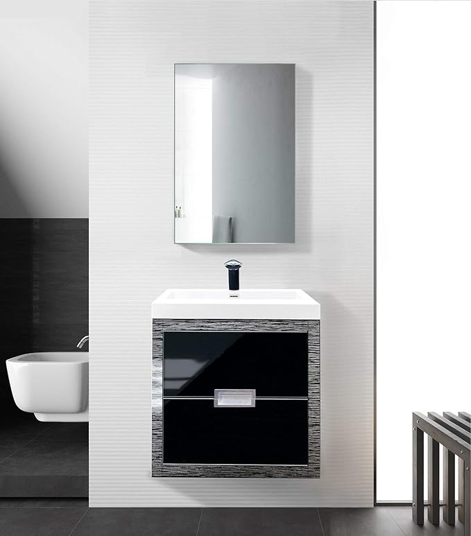 Krugg Medicine Cabinet | Recess or Surface Mount | Blum Hinge 170 Degree Soft Close | (20"x30")