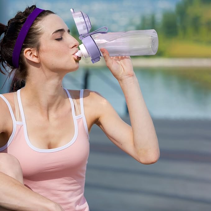 Flavor Pods for Water Bottle,7pcs Flavor Pods Fruity Scent for Sports Water Bottle,with Water bottle 0 Sugar, 0 Calorie For Fitness Outdoor School (Blue+7Pod), FNDAI02