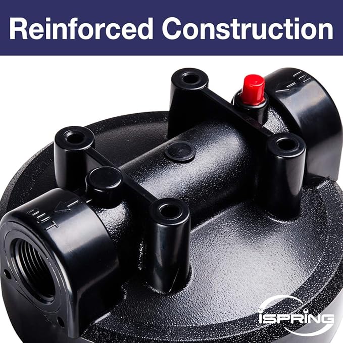 iSpring Whole House Water Filter ,20" x 4.5", Reduces Scale Water Filters,Whole House Water Filtration System ,Model:WDS150K , Blue