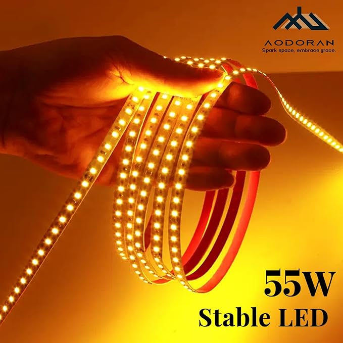 LED Crystal Glass Chandelier Dimmable Round Dining Room Chandelier Over Table Modern Gold Chandelier Lighting Fixture for Home Office Bedroom Living Room Kitchen 24in, 55W with Remote Control