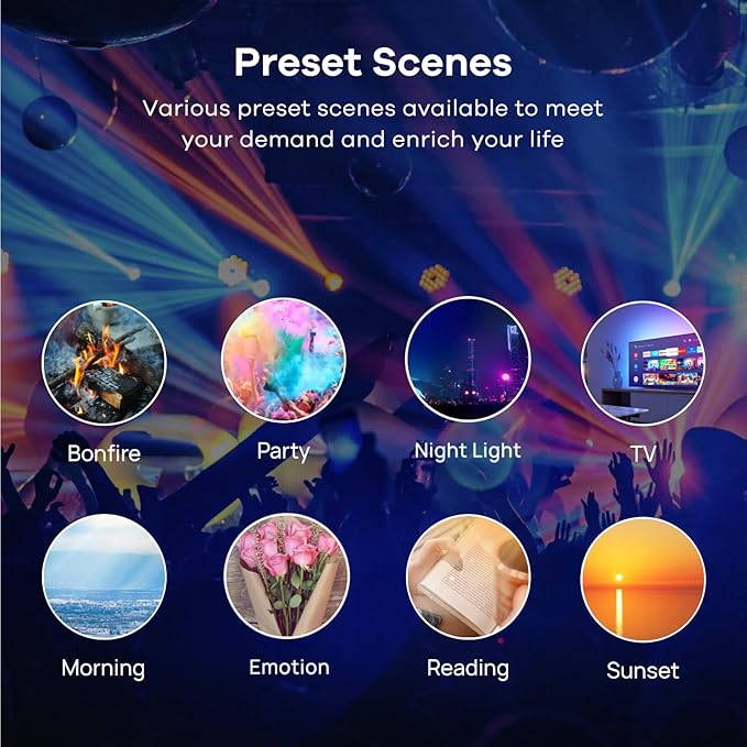 Linkind Smart Light Bulbs, WiFi Bulbs Work with Alexa & Google Home, RGBTW Color Changing Light Bulb with APP Control, 9W LED Smart Bulb Equivalent 60W, A19 E26 Alexa Light 2.4Ghz 800LM Dimmable