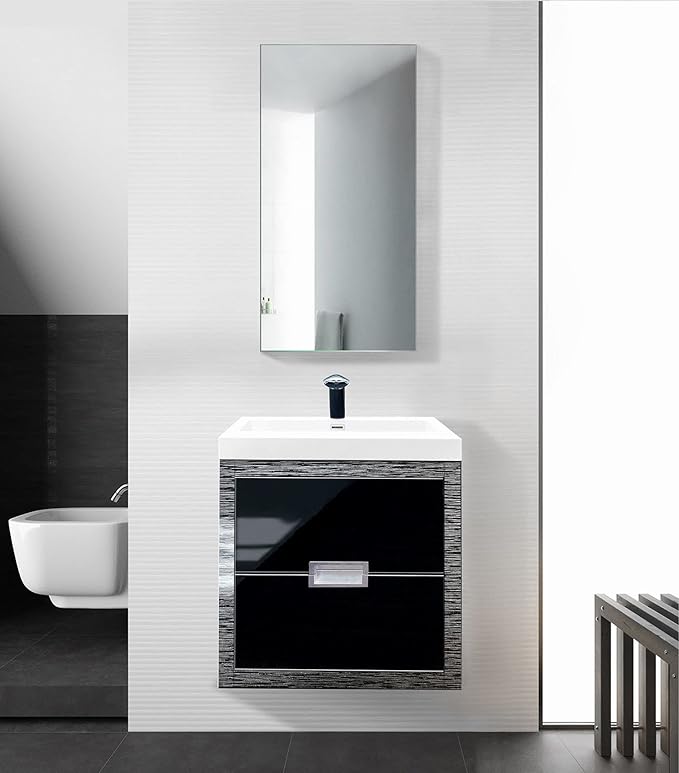 Krugg Medicine Cabinet | Recess or Surface Mount | Blum Hinge 170 Degree Soft Close|(18"x36")