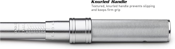 Capri Tools 31200 30-150 Inch Pound Industrial Torque Wrench, 1 4" Drive, Matte Chrome