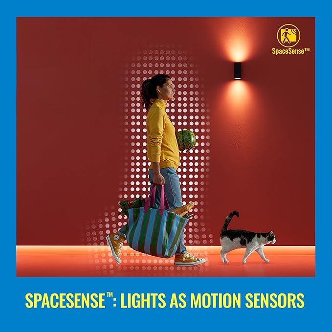 WiZ Clear 60W A19 Tunable White Filament LED Smart Bulb - Pack of 4 - E26- Indoor - Connects to Your Existing Wi-Fi - Control with Voice or App + Activate with Motion - Matter Compatible