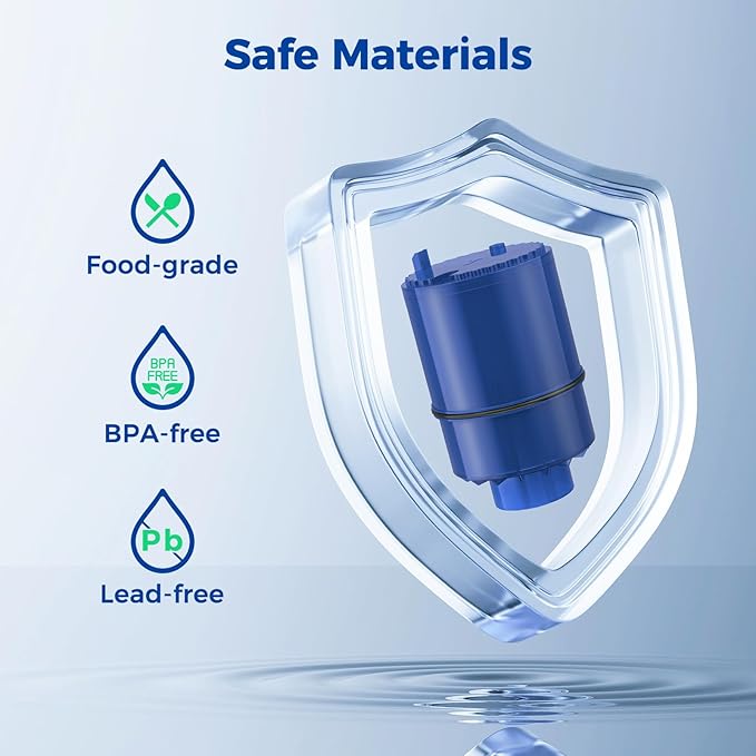 4-Pack Water Filter Replacement for PUR, PUR PLUS Faucet Mount Water Filtration System, NSF Certified, Replace Water Filter for PUR Sink Faucet RF-9999, Upgraded Version
