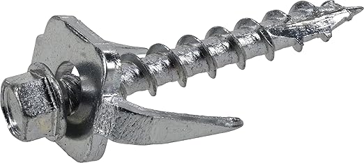 Exterior-Coated Fence Post Screws (#12 x 1-1/2") - 175 Pieces, Silver (9976305)