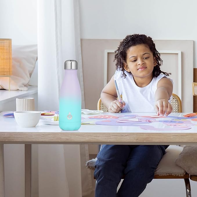 BJPKPK Water Bottles Insulated 12oz Stainless Steel Water Bottle Dishwasher Safe,Oasis