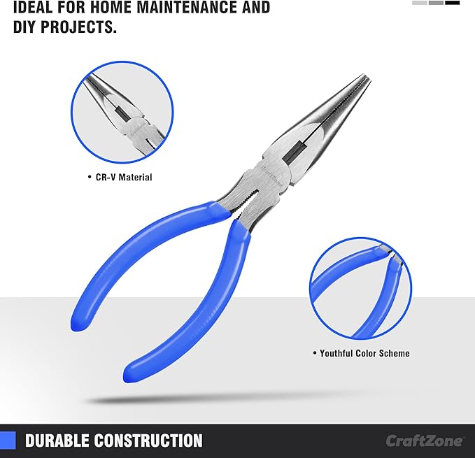 Tool Kit Portable,Basic Hand Tool Set 21Pcs with Pouch,Tool Bag for Home|Dorm|Office|DIY|Classroom,Blue