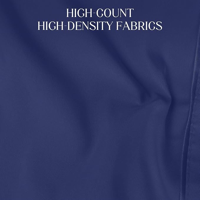 Soft Body Pillow Covers Pillowcases 60 x 21 Inch, WINKAURA Extra Large Pillow Cover for Bed Fits 54x20 Pillow, Envelope Closure, Stylish Wrinkle and Stain Resistant,Navy