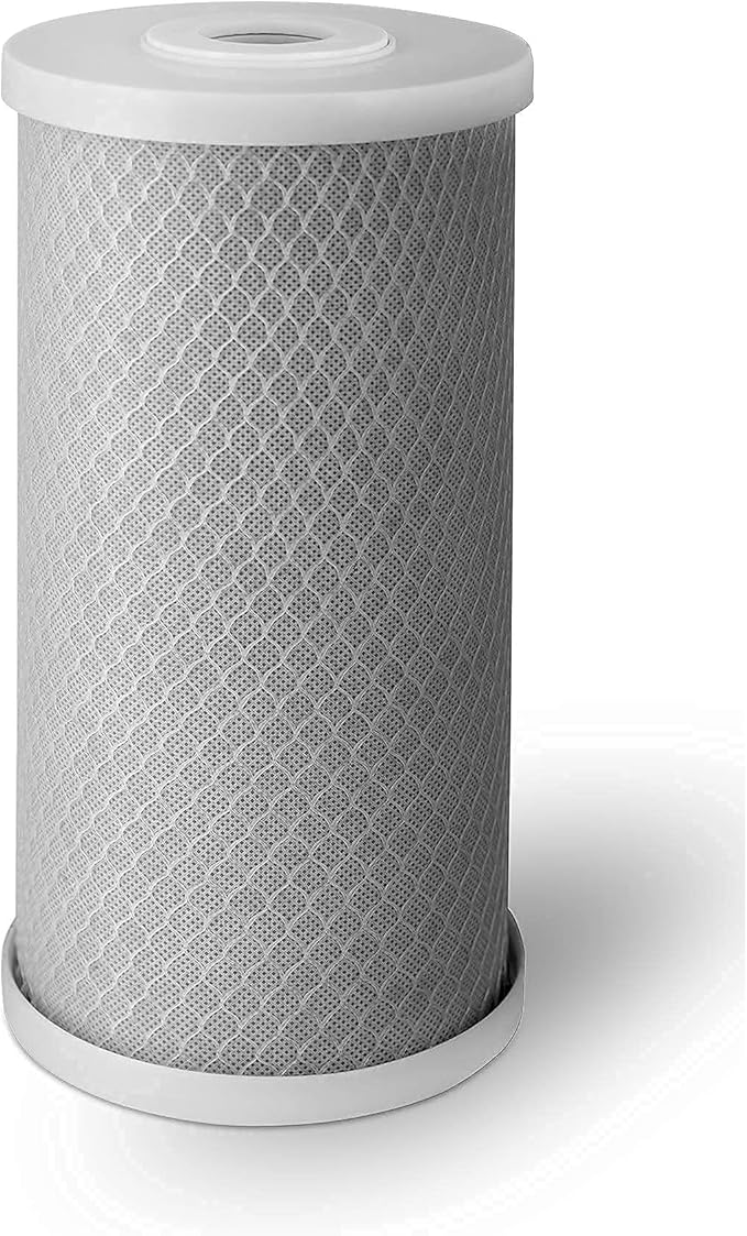 Big CTO Carbon Block Water Filters 4.5" x 10" Whole House Cartridges WELL-MATCHED with CBC Series, WFHDC8001, EP and EPM Series (12 Pack)