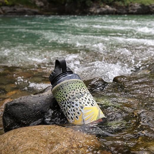 Epic Water Filters Nalgene OG | USA Made Bottle and Filter | Travel Water Bottle | Removes 99.99% Tap Water Impurities (48 Ounce, Rep Your Water)