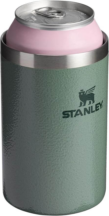 STANLEY Everyday Can Cooler Cup 10 oz | Steel Drink Holder for Beer, Seltzers, Soda, and Energy Drinks| Hold-Tight Tabs | Dishwasher Safe | Doubles as Tumbler