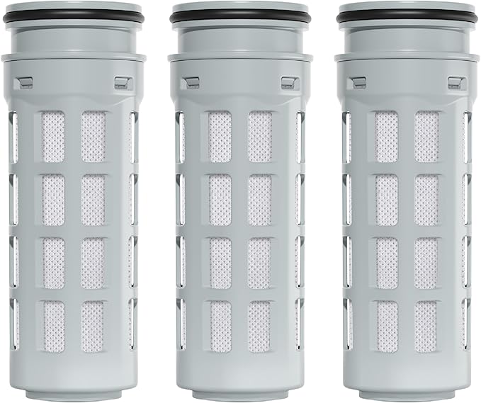 Replacement for Brita® Stream Pitcher Water Filter, Brita® OB05 Filter Pitchers and Dispensers, Pour Through Filters, Upgraded 7-stage Filters, Lasts 2 Months, by AQUA CREST (Pack of 3)