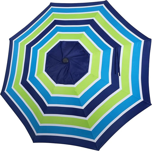 Blissun 9ft Patio Umbrella Replacement Canopy, Market Umbrella Top, Outdoor Table Umbrella Canopy for 8 Ribs, Canopy Only