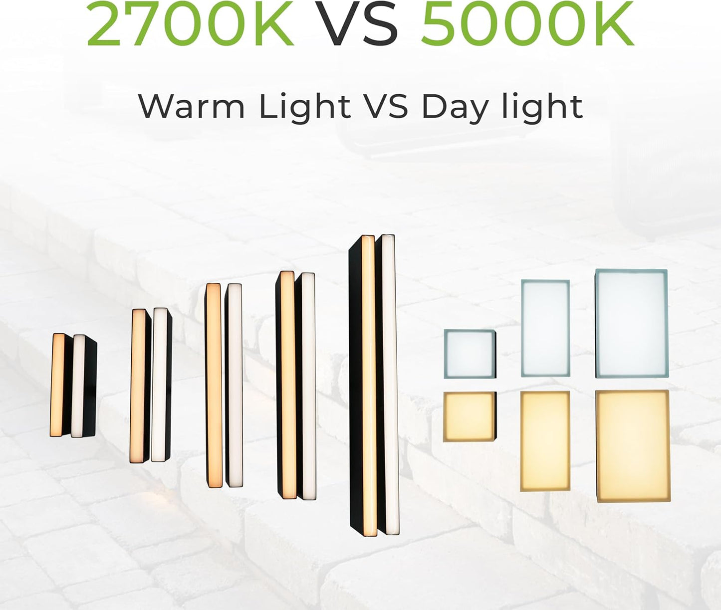 LUMENGY Paver Light Slim 0.5x9 Inch (0.55 x 8.85 inches) Glare-Free Steel Lighting for Pavers, Brick, Walls, Driveways, Walkways & Pathways, 5000K Daylight, Waterproof, Drive-Over, 12V AC/DC Wired.