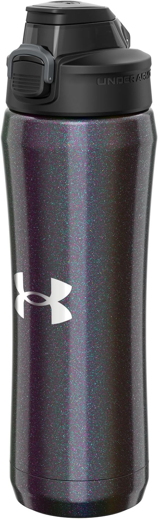 Under Armour 18oz Beyond Stainless Steel Water Bottle, Vacuum Insulated, Self Draining Protective Cap, Leak Proof, For Kids & Adults, All Sports, Gym