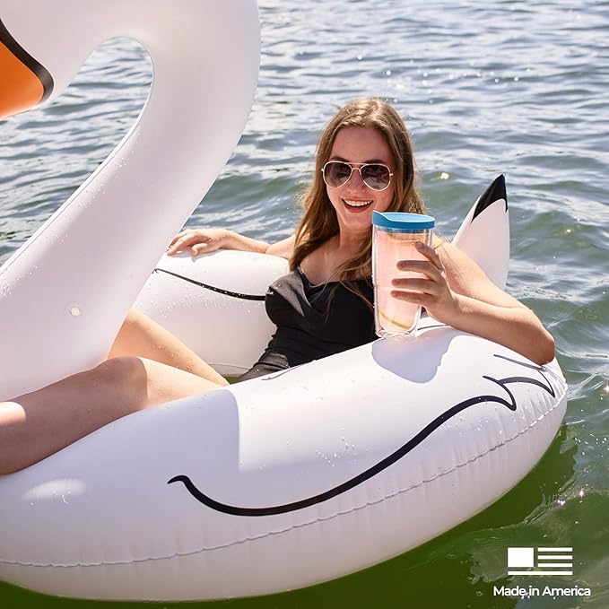 Tervis Softball - All Over Made in USA Double Walled Insulated Tumbler Travel Cup Keeps Drinks Cold & Hot, 24oz, Classic