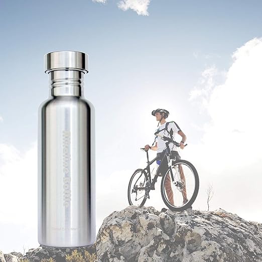 New Alkaline Water Bottle | Big Nano Energy Water Flask Stainless Steel Water Filter Bottle to Naturally Enhance Drinking Water