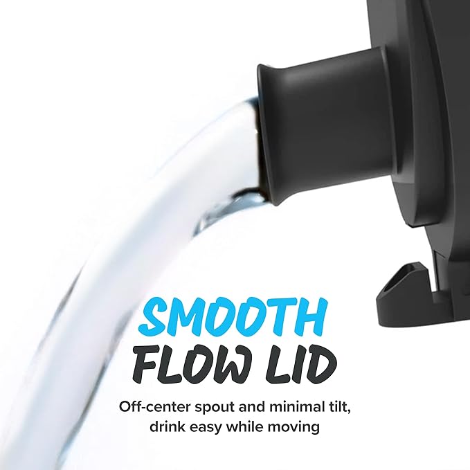 Ion8 Kids Water Bottle, Steel 400 ml/13 oz, Leak Proof, Easy to Open, Secure Lock, Dishwasher Safe, Carry Handle, Hygienic Flip Cover, Odor Resistant, Carbon Neutral, Durable, Metallic Red