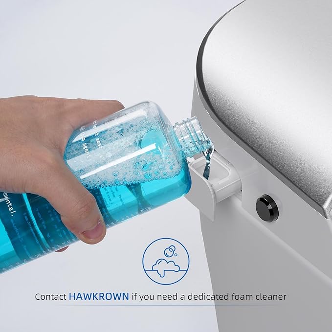 Smart Toilet with Built-in Tank and Air Boost Pump, Powerful Flush, Auto Open/Close Lid, ADA Height Heat Seat, Smart Toilet with Instant Warm Water Cleaning Foam Dispenser (White A01)