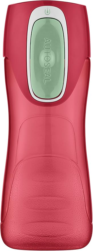 Contigo Trekker and Jessie Kids Water Bottles with Leak-Proof Lids, 14oz Dishwasher Safe Kids Water Bottles (2-Pack)