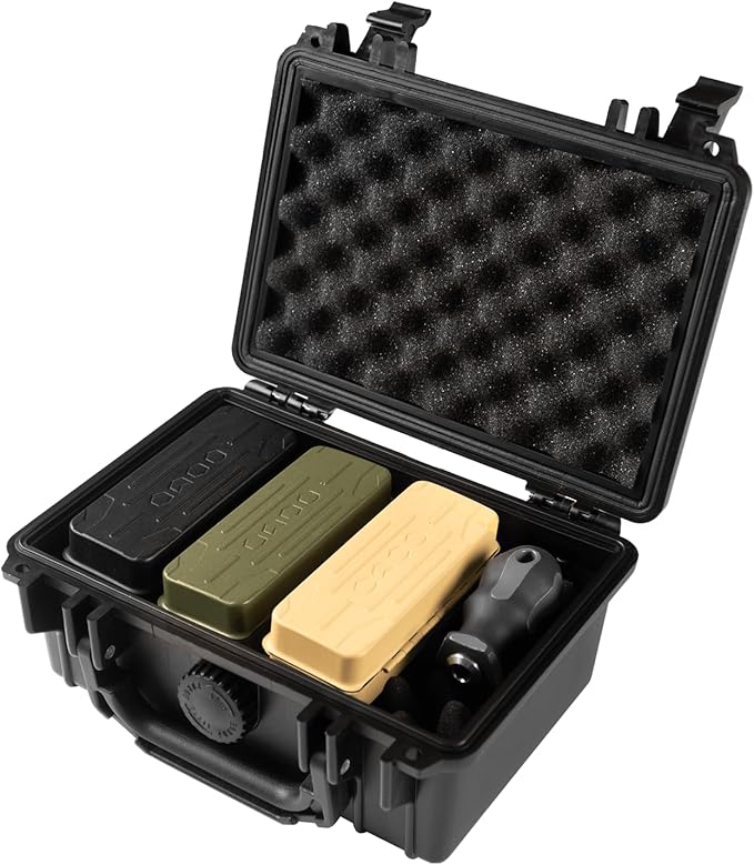 KESI Tool 77-Piece Torx bit Set Fully Armed Set with Waterproof Camera Hard Protective Case with 29-Piece 1/4" Multi Function Bits Set & 13-Piece 1/4" Spline Set & 35-Piece Precision Bits Set (Black)