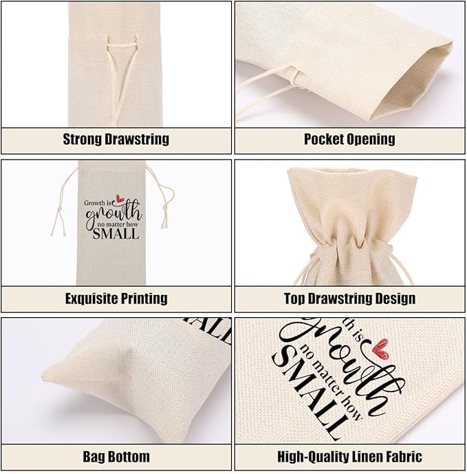 Funny Wine Quotes Wine Bag Wine Tasting Party Supplies for Wine Lovers Women Men Bride Coworker Mother Christmas Birthday Wedding Bachelorrette Party Wine Bags