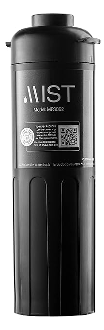 Mist Under Sink Water Filter, 20,000 Gallon, Reduces PFAS, PFOA/PFOS, Lead, Chlorine, Bad Taste & Odor, Under Counter Water Filter System, Direct Connect to Kitchen Faucet, NSF/ANSI 42 Certified