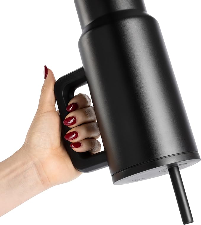 Simple Modern 40 oz Tumbler with Handle and Straw Lid | 4th of July Insulated Reusable Stainless Steel Water Bottle Travel Mug Cupholder Use | Gifts for Women Men Him Her | Trek Signature | Fireworks