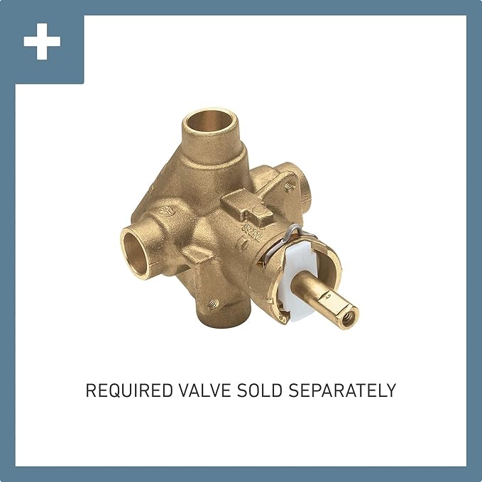 Moen Brantford Brushed Nickel Posi-Temp Pressure Balancing Eco-Performance Shower Valve Trim Kit Valve Required, T2152EPBN
