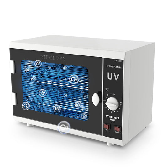 UV Sanitizer Cabinet. Dual Lamp UV Light Sanitizer Box with Timer Setting, Suitable for Cleaning of Various Items