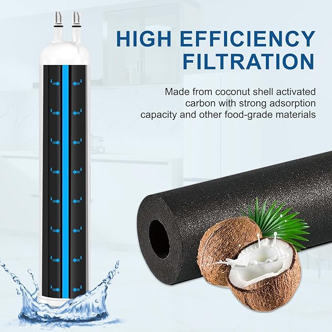 4396841 Refrigerator Water Filter Compatible with EDR3RXD1, Filter 3, 4396841, 4396710, 46-9083,46-9030, 9030, 9083 (1 Pack)