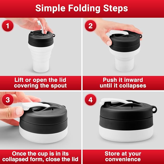 Protein Shaker Bottle Collapsible - Food-Grade, Leakproof Lid 600mL/20oz Shaker - Reusable Silicone Shaker Cups for Protein Shakes for Gym-goers & Travelers