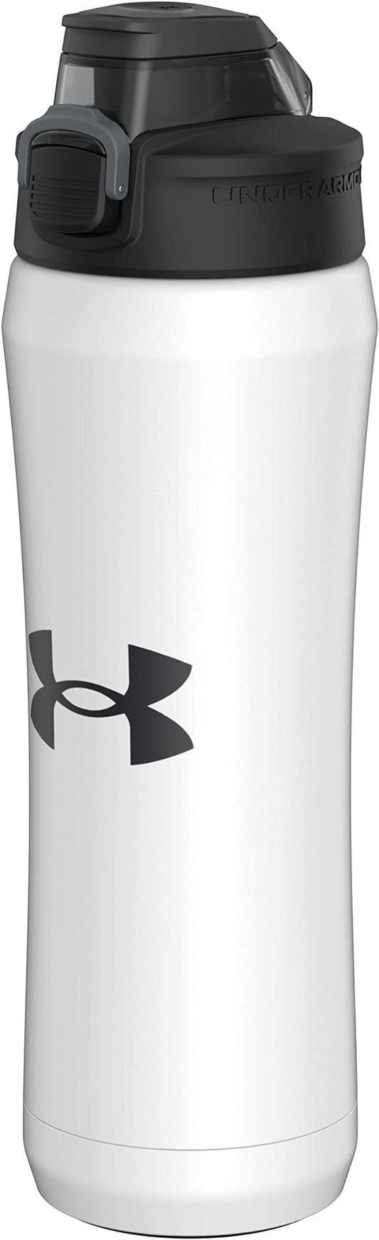 Under Armour 18oz Beyond Stainless Steel Water Bottle, Vacuum Insulated, Self Draining Protective Cap, Leak Proof, For Kids & Adults, All Sports, Gym
