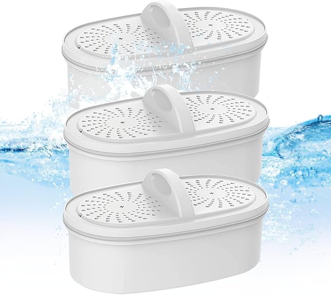 Replacement Filters for All Waterdrop® Pitcher Filtration System, Fits Waterdrop® WD-PF-01A Plus, Reduces PFAS, PFOA/PFOS, Chlorine, Last Up to 3 Months or 200 Gallons (Pack of 3)