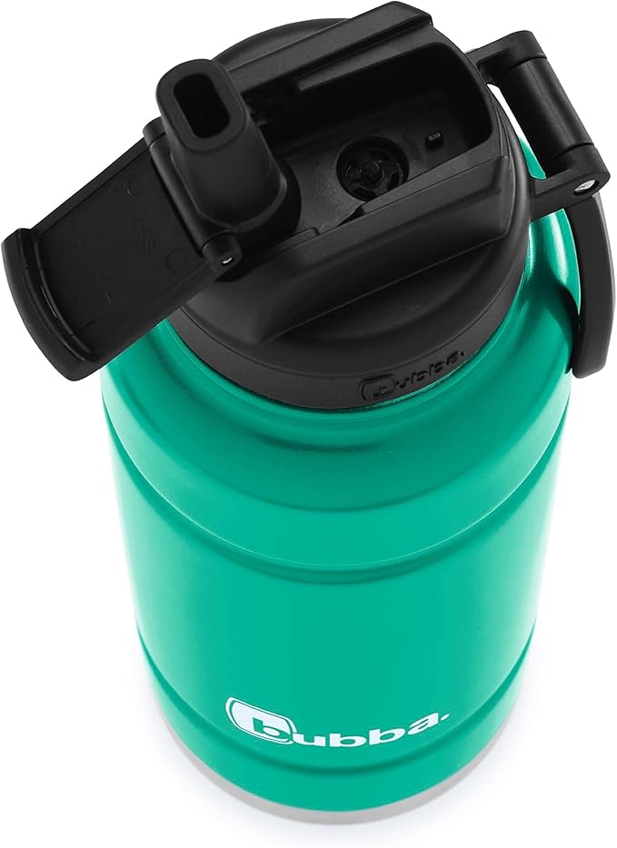 Bubba Trailblazer 40oz Vacuum-Insulated Stainless Steel Water Bottle with Straw & Carry Handle, Keeps Drinks Cold up to 24hrs, Great for Travel, Work, School, & More, Rock Candy